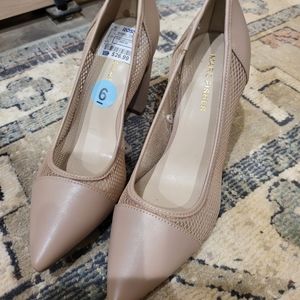 Mark Fisher nude pumps, sz 6